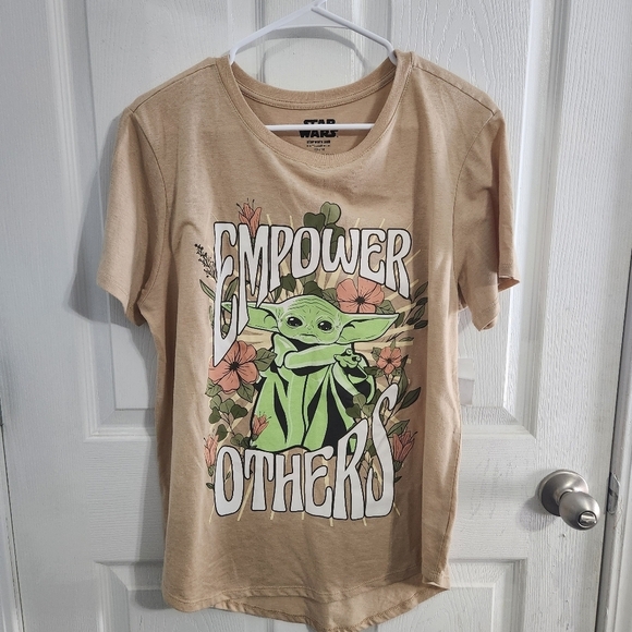 Star Wars Tops - NWT Star Wars Yoda Empower Others inspire floral positivity hippie women XXL
